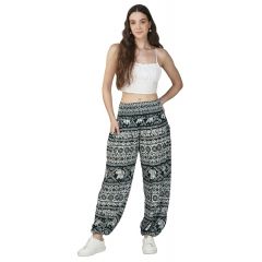 harem pant elephant print